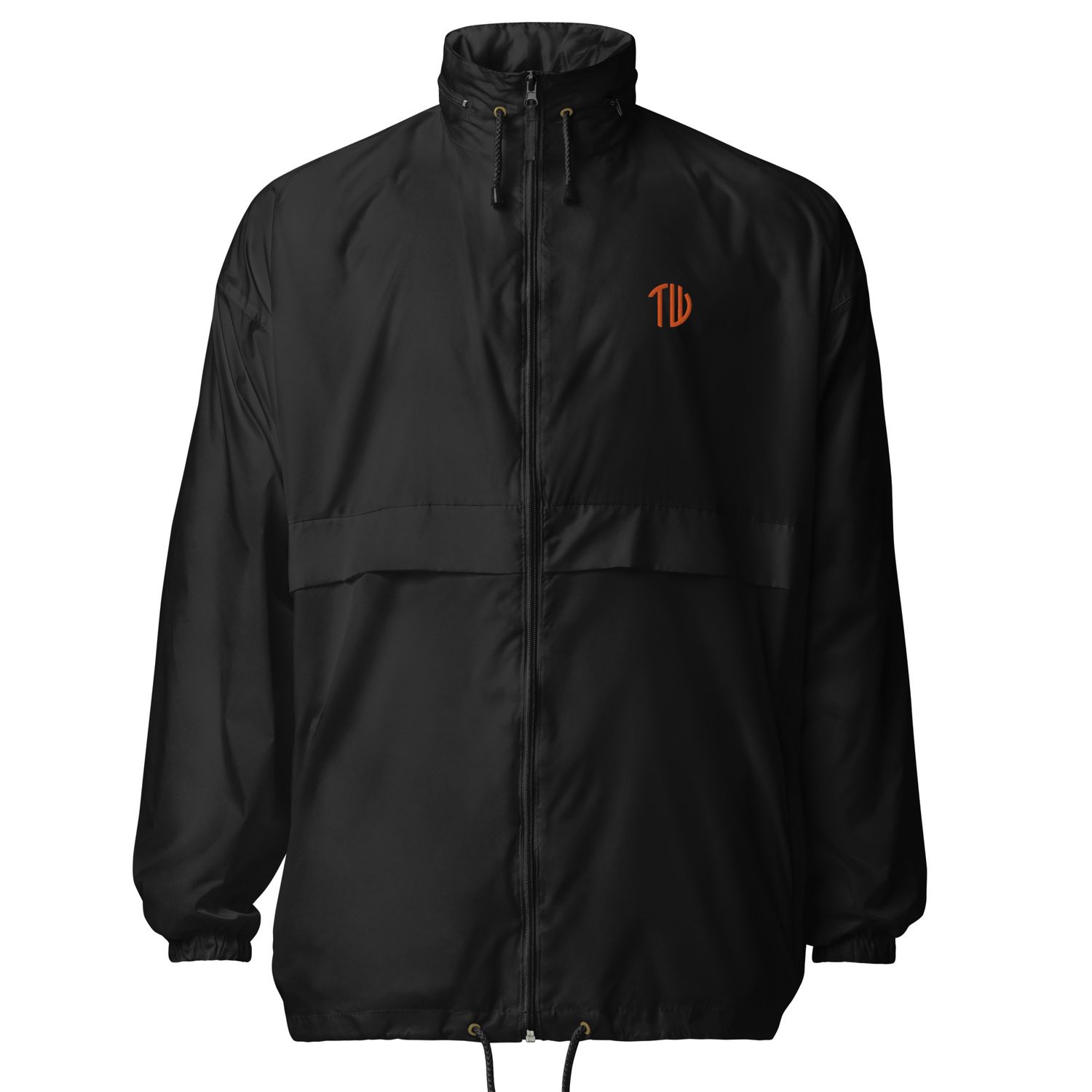 Basic-Unisex-Regenjacke/Windbreaker Orange Label