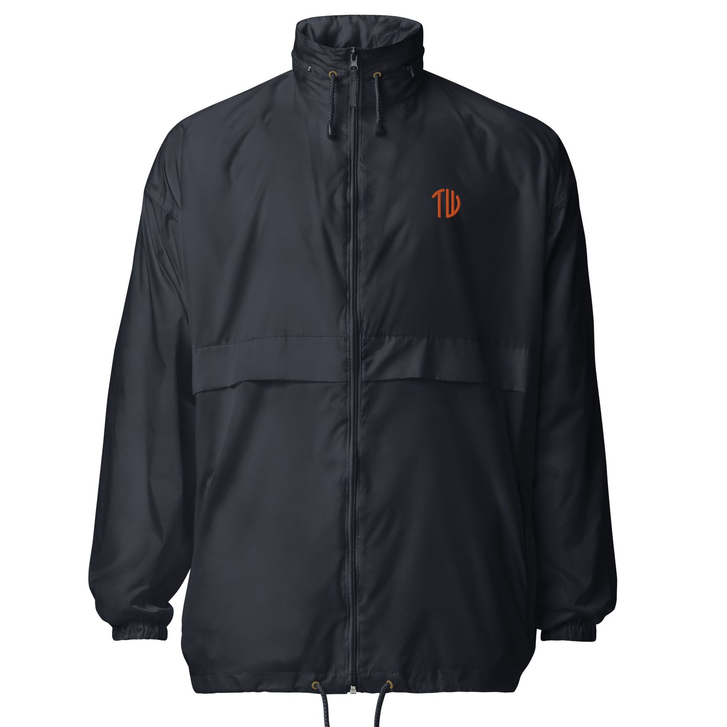 Basic-Unisex-Regenjacke/Windbreaker Orange Label