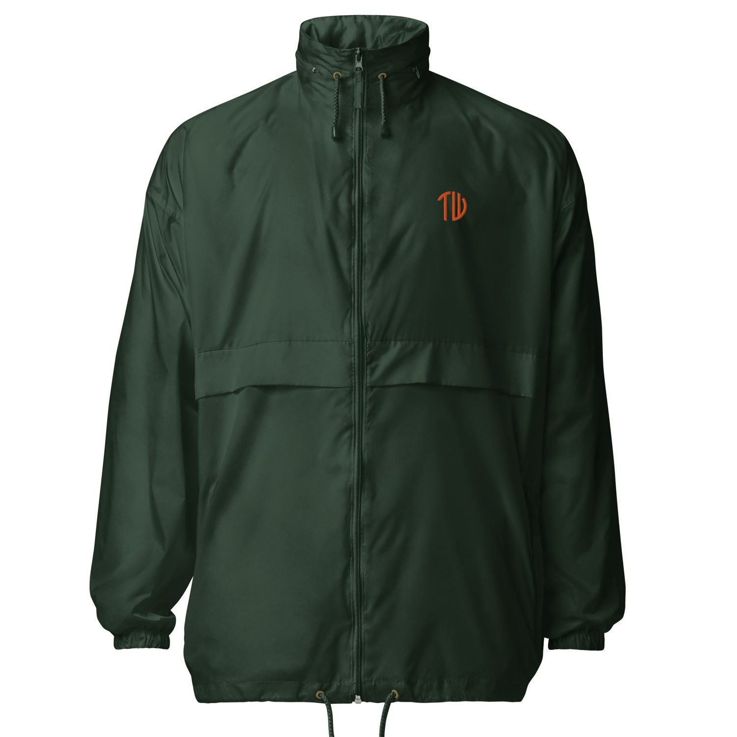 Basic-Unisex-Regenjacke/Windbreaker Orange Label