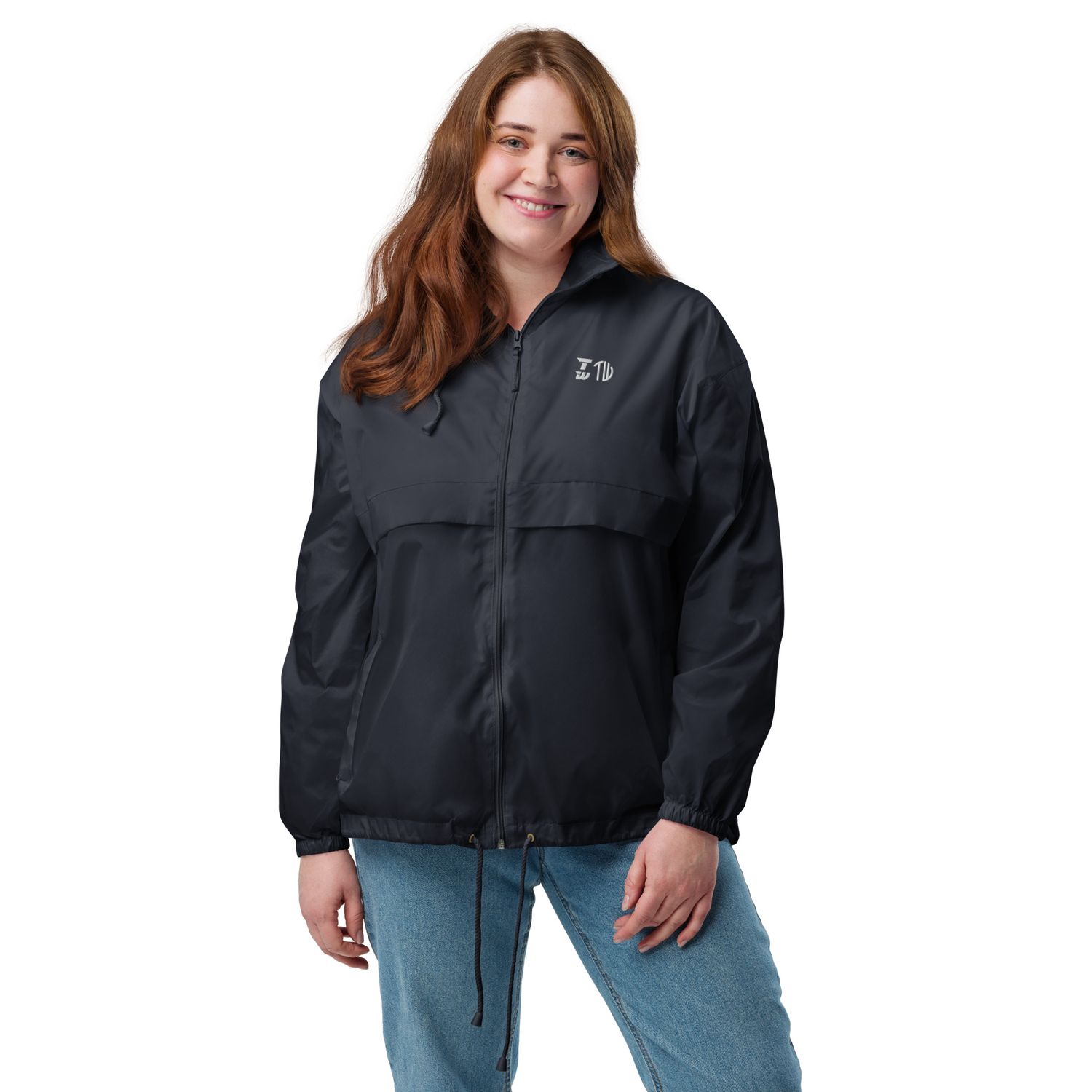 Basic-Unisex-Regenjacke/Windbreaker