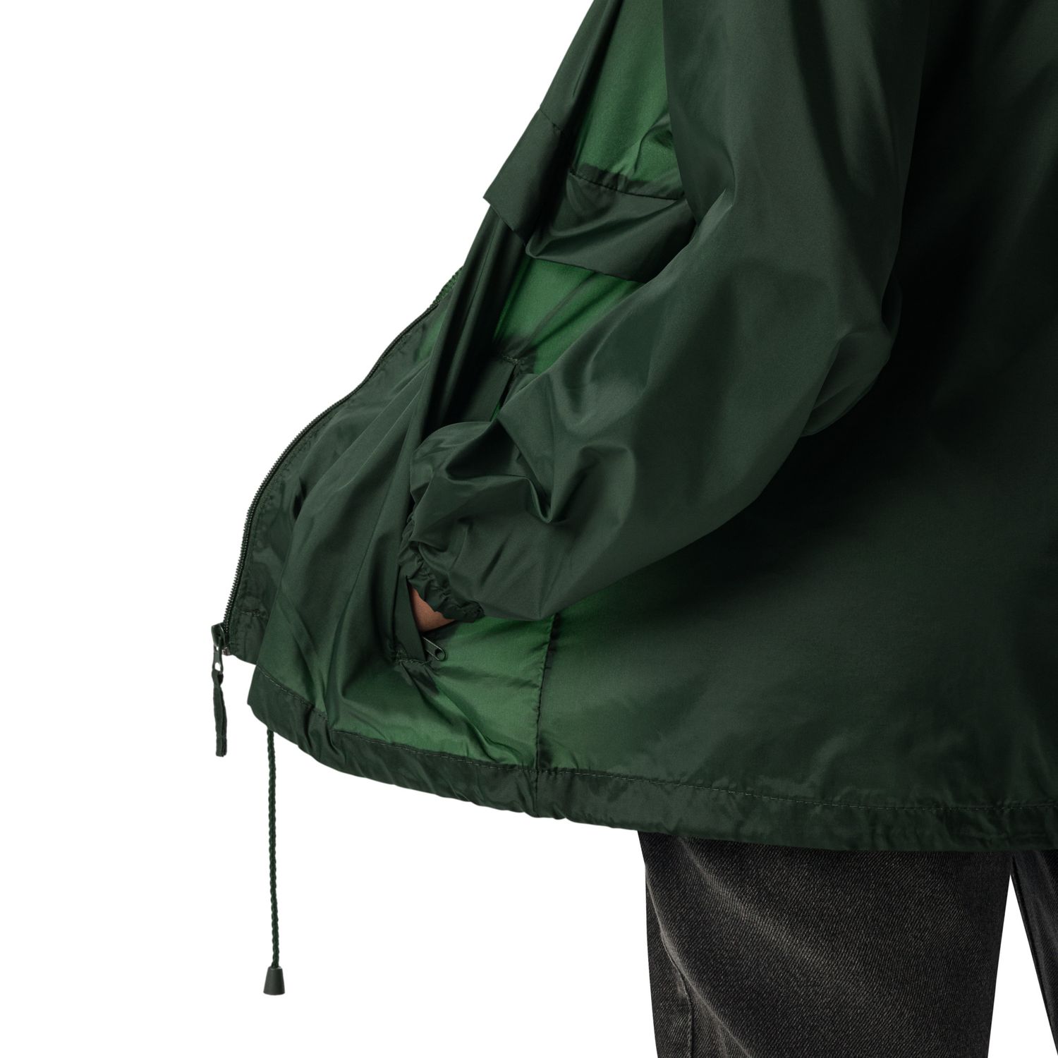 Basic-Unisex-Regenjacke/Windbreaker