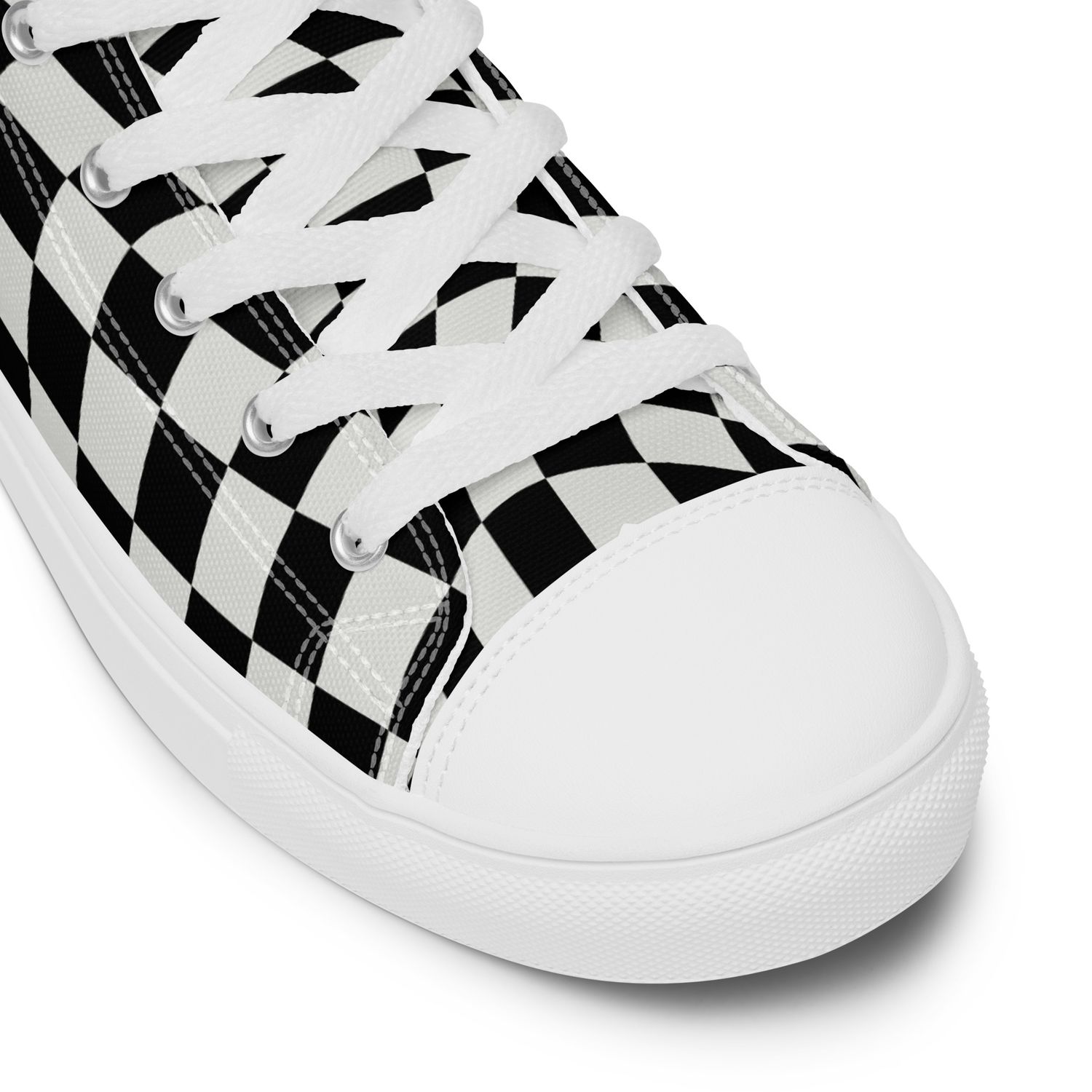 High-Top Leinenschuhe für Damen