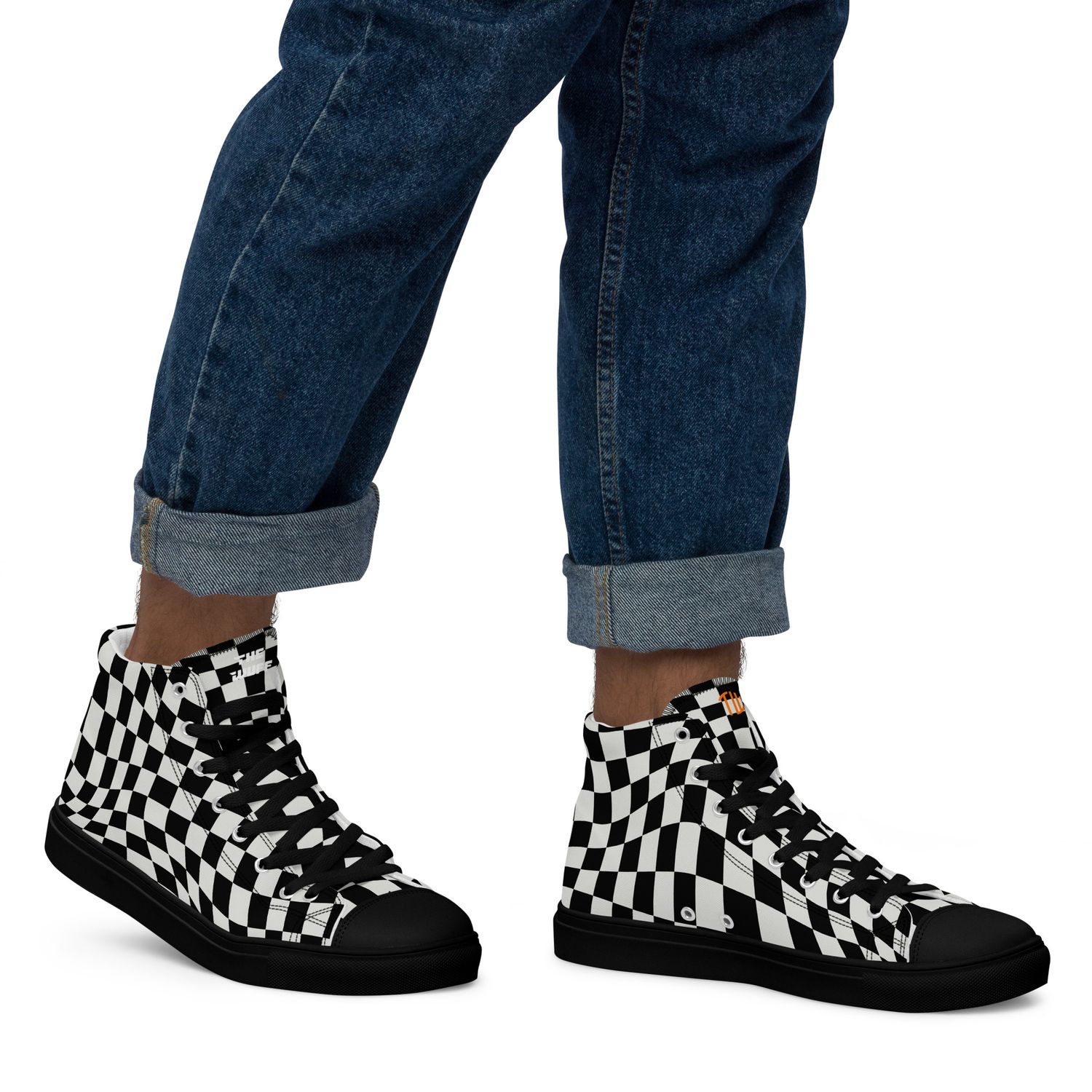 High-Top Leinenschuhe für Herren