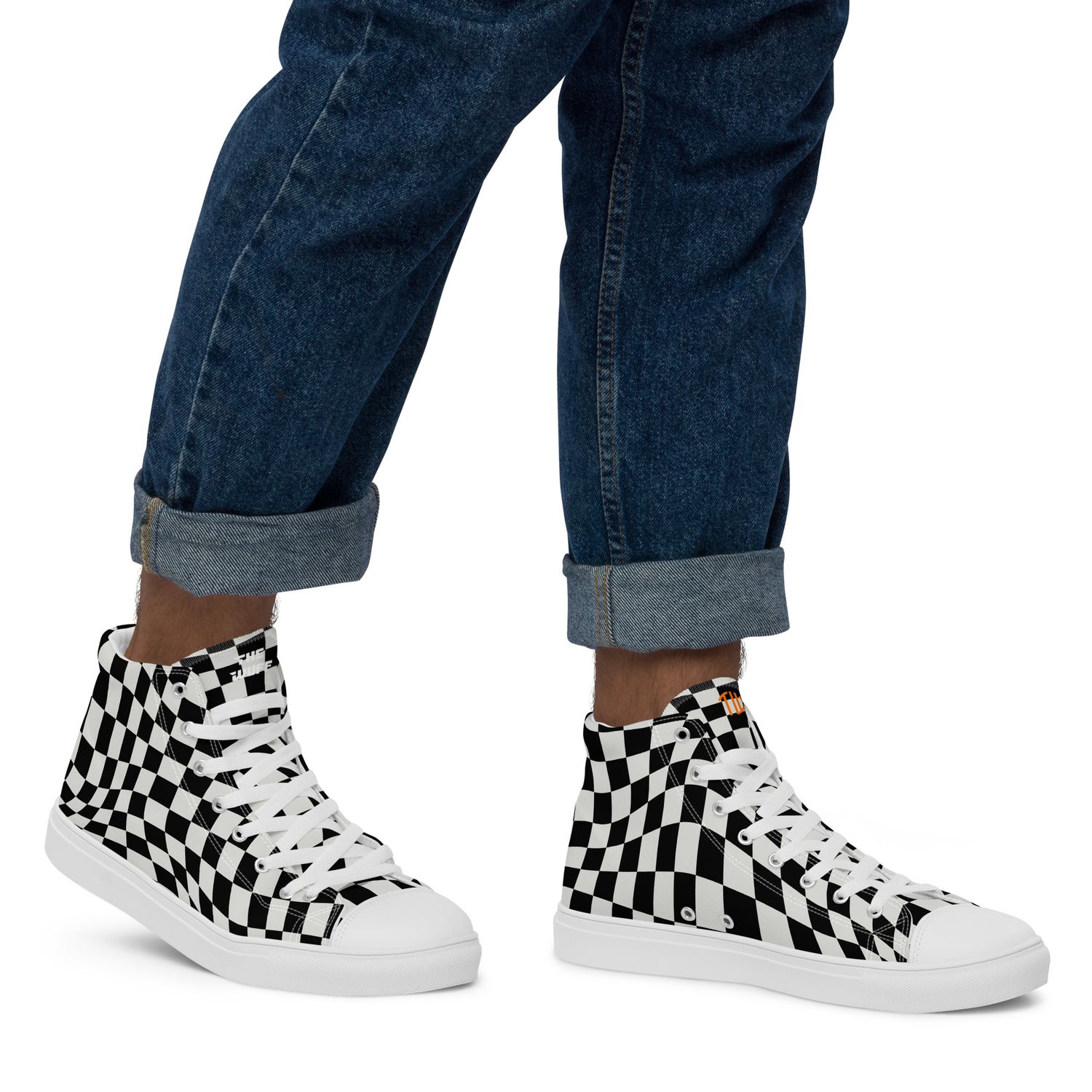 High-Top Leinenschuhe für Herren