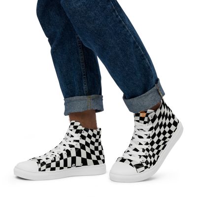 High-Top Leinenschuhe für Herren