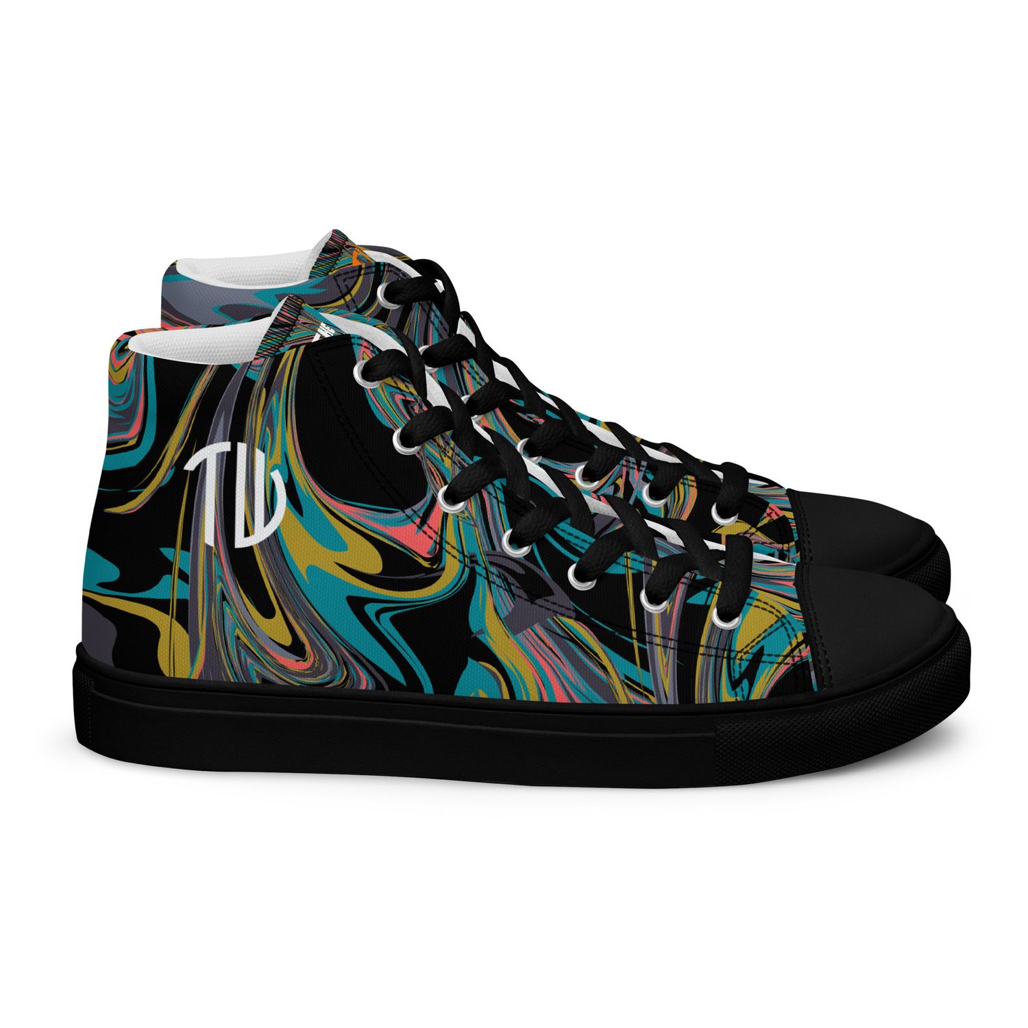 High-Top Leinenschuhe für Damen