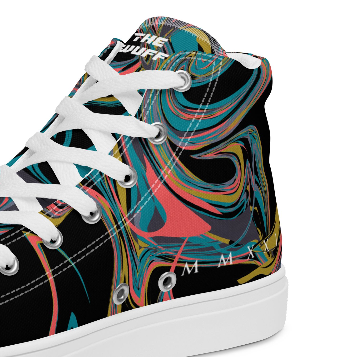 High-Top Leinenschuhe für Damen