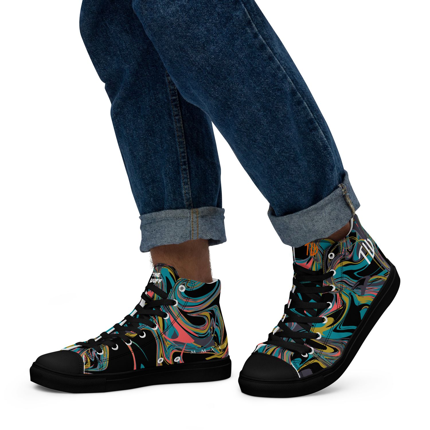 High-Top Leinenschuhe für Herren