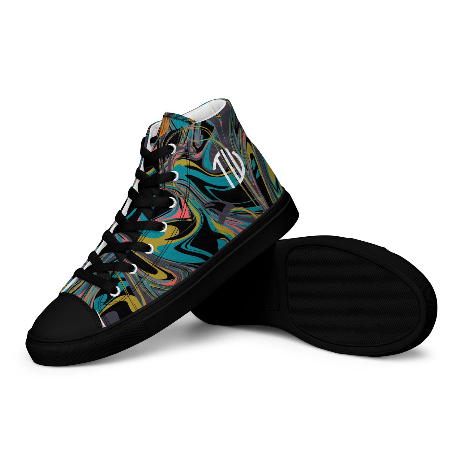 High-Top Leinenschuhe für Herren