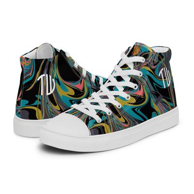 High-Top Leinenschuhe für Herren