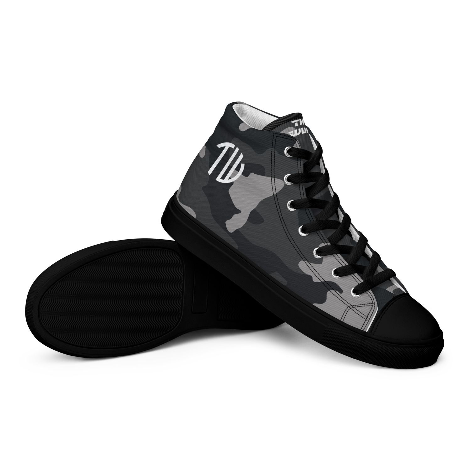 High-Top Leinenschuhe für Damen