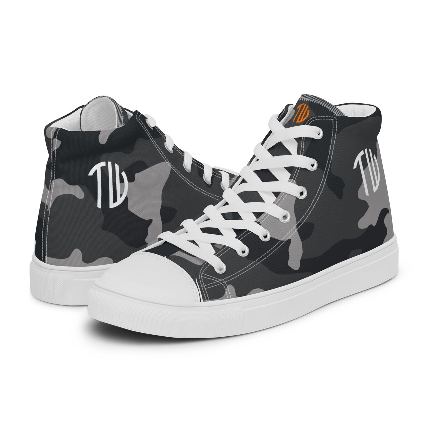 High-Top Leinenschuhe für Damen
