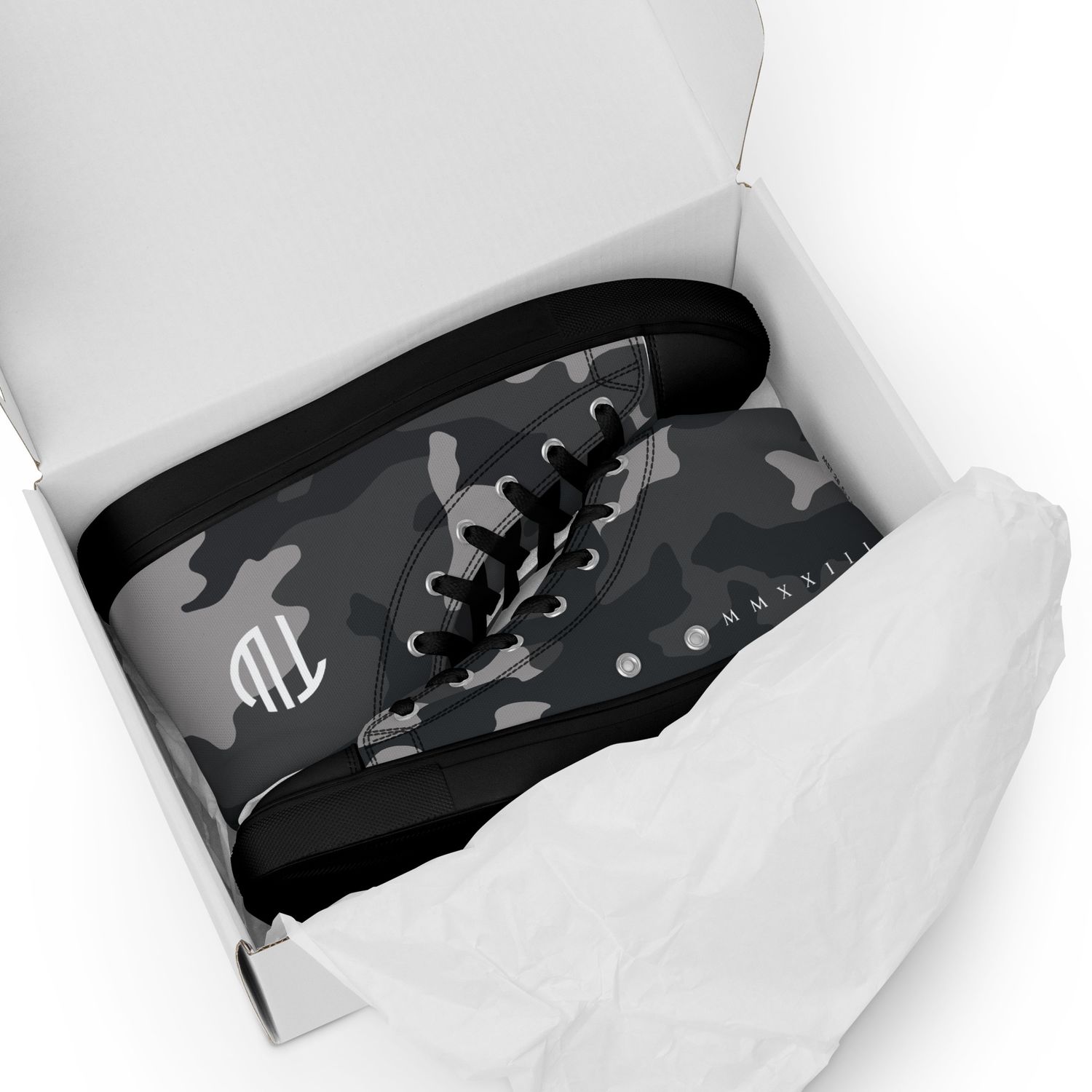 High-Top Leinenschuhe für Herren