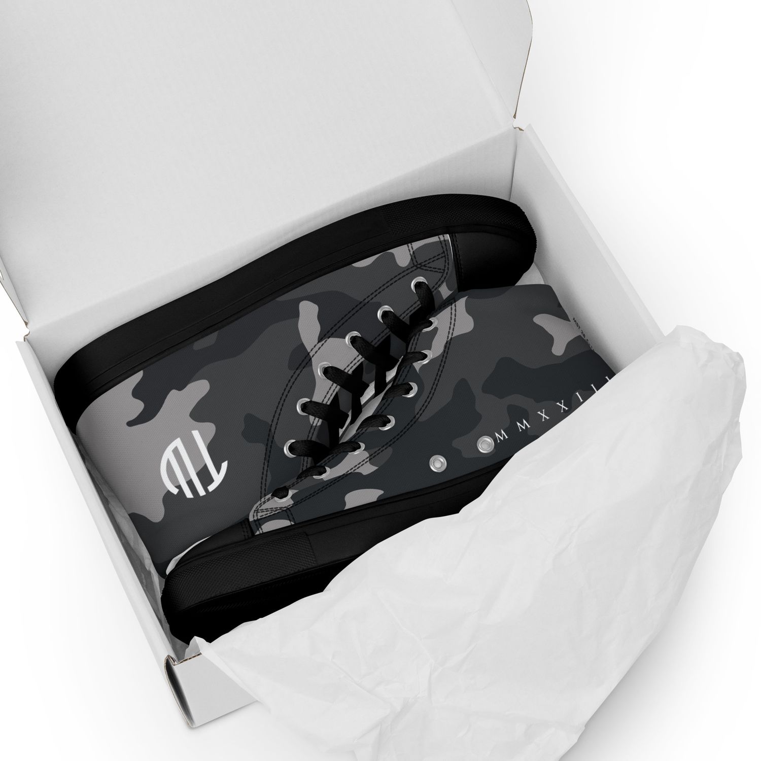High-Top Leinenschuhe für Damen