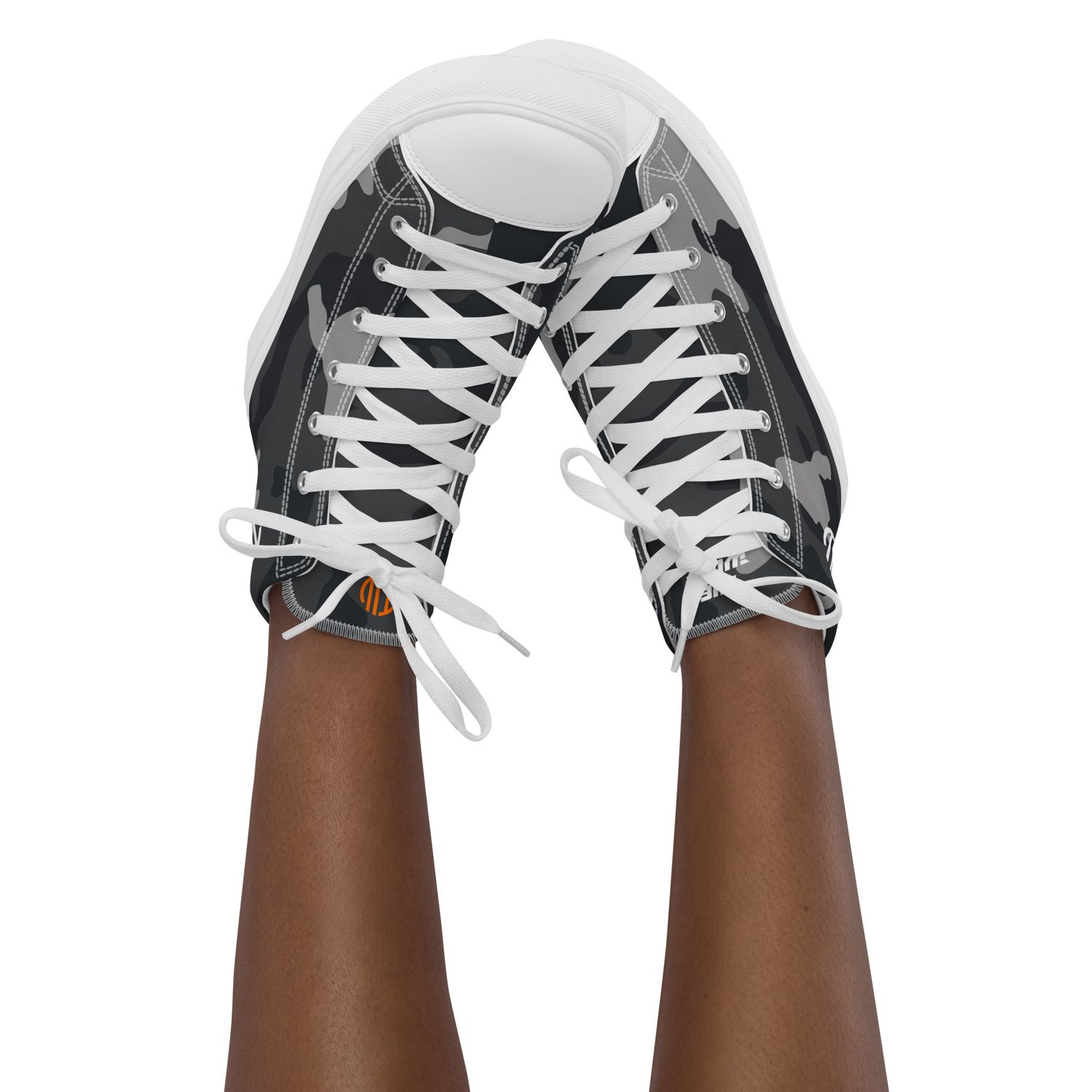 High-Top Leinenschuhe für Damen