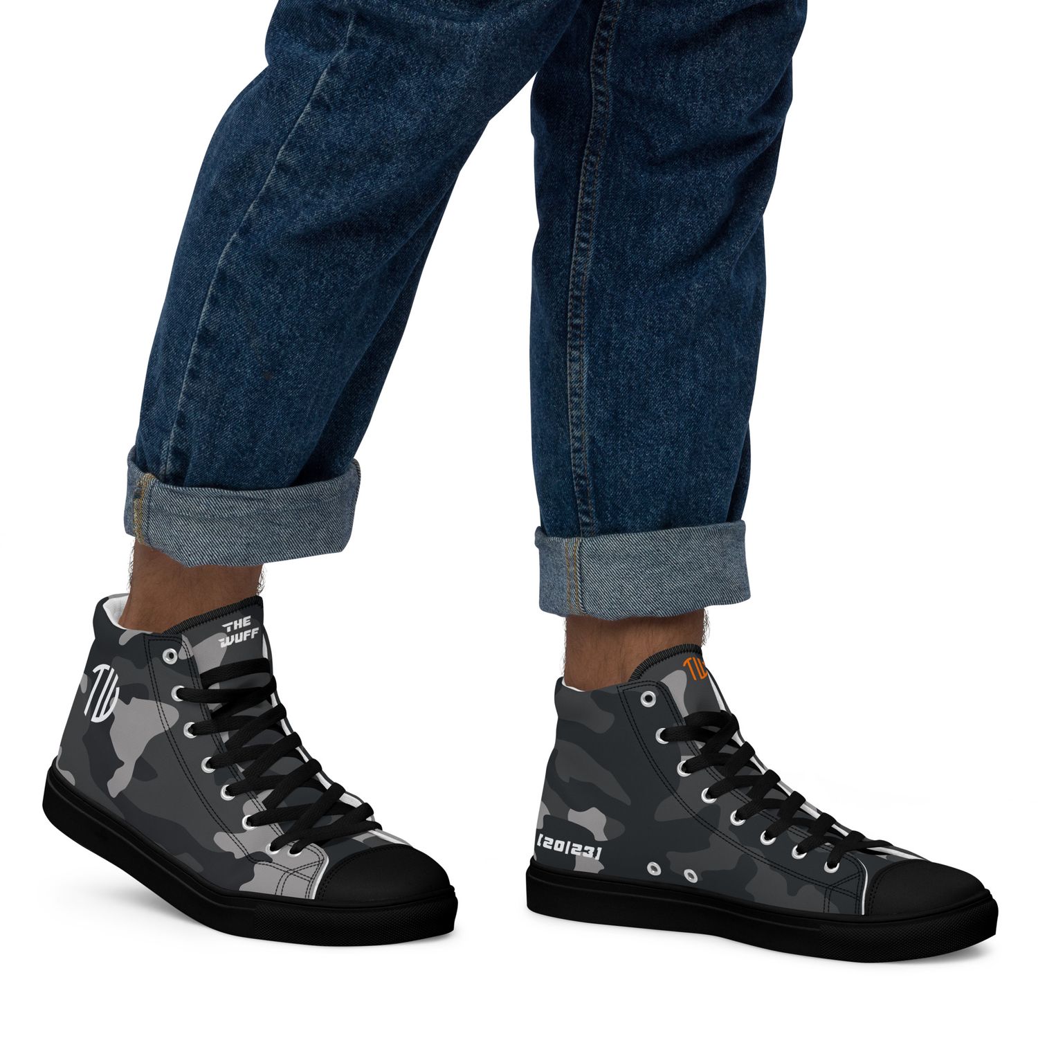 High-Top Leinenschuhe für Herren