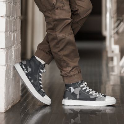 High-Top Leinenschuhe für Herren