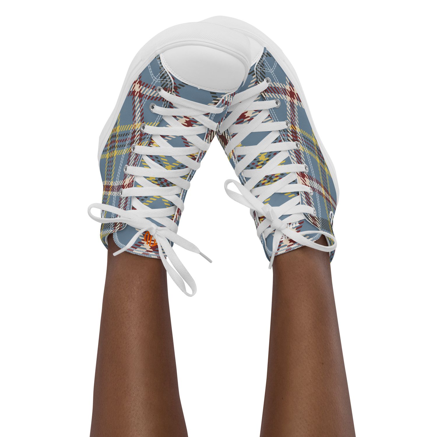 High-Top Leinenschuhe für Damen