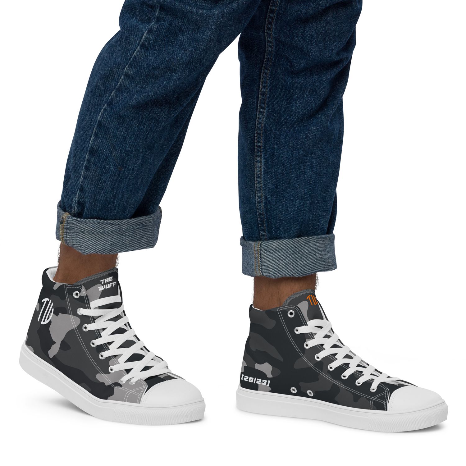 High-Top Leinenschuhe für Herren