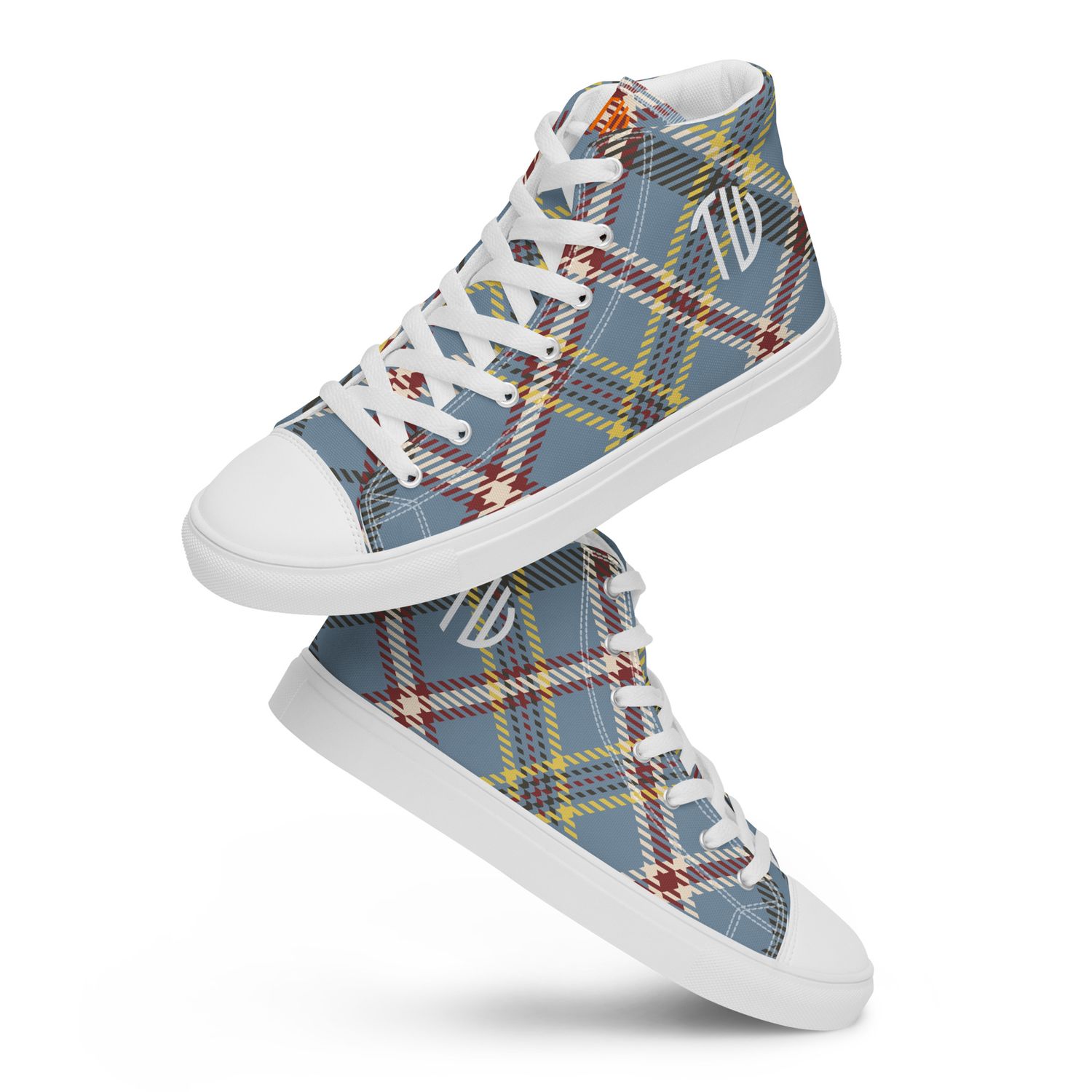 High-Top Leinenschuhe für Damen
