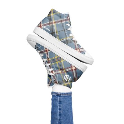 High-Top Leinenschuhe für Damen