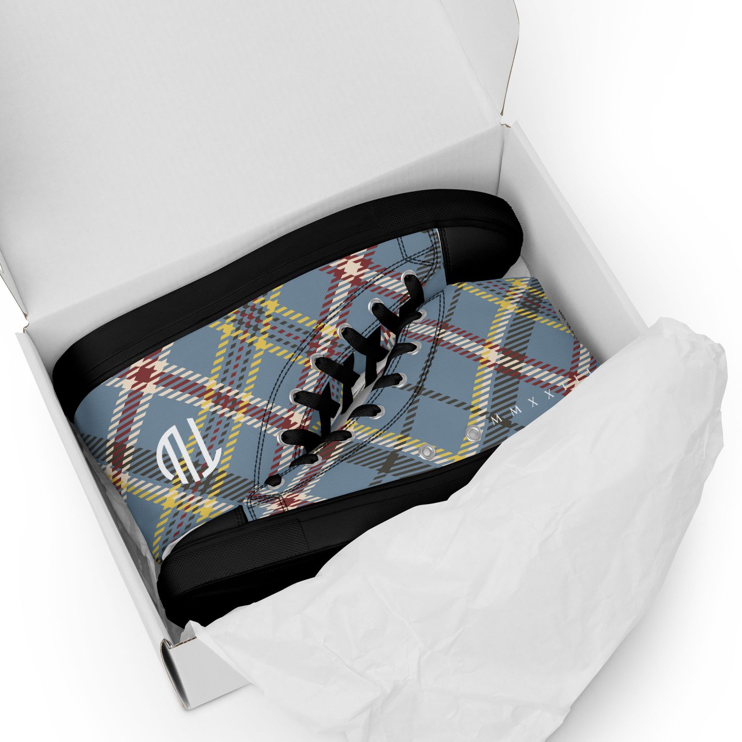 High-Top Leinenschuhe für Herren