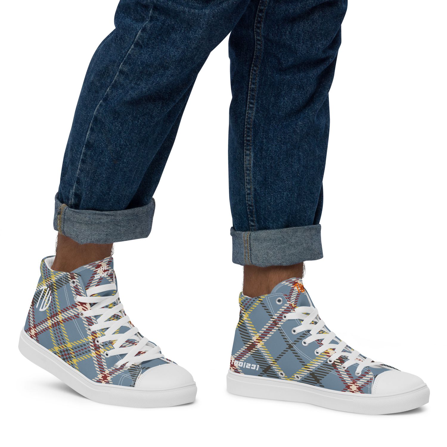 High-Top Leinenschuhe für Herren
