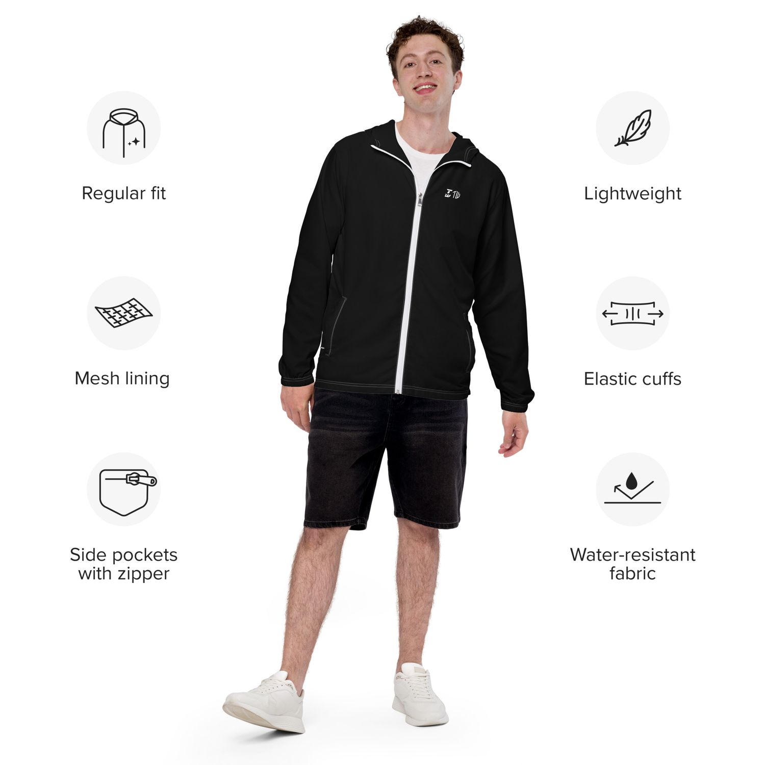 Hochwertige Unisex-Windbreaker