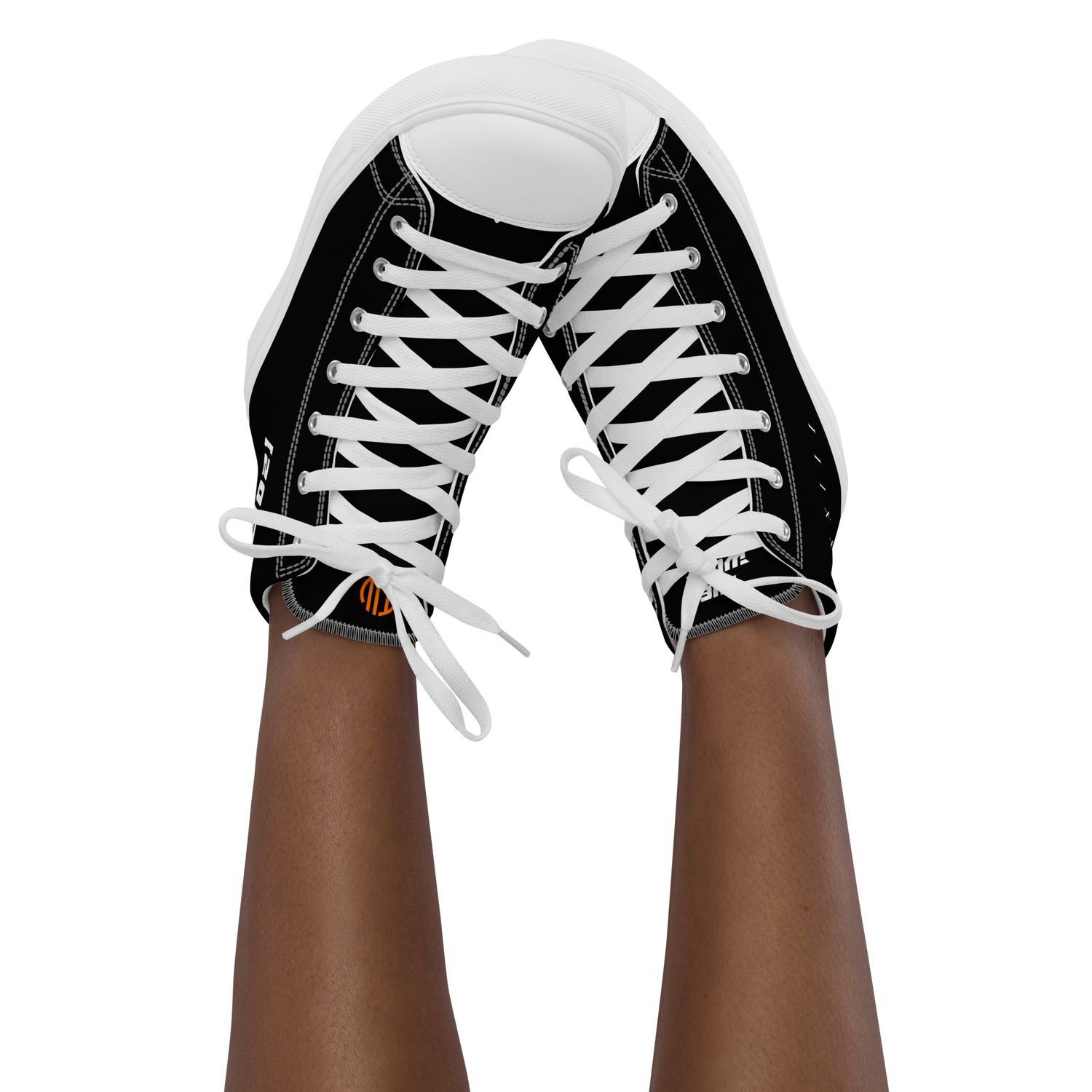 High-Top Leinenschuhe für Damen