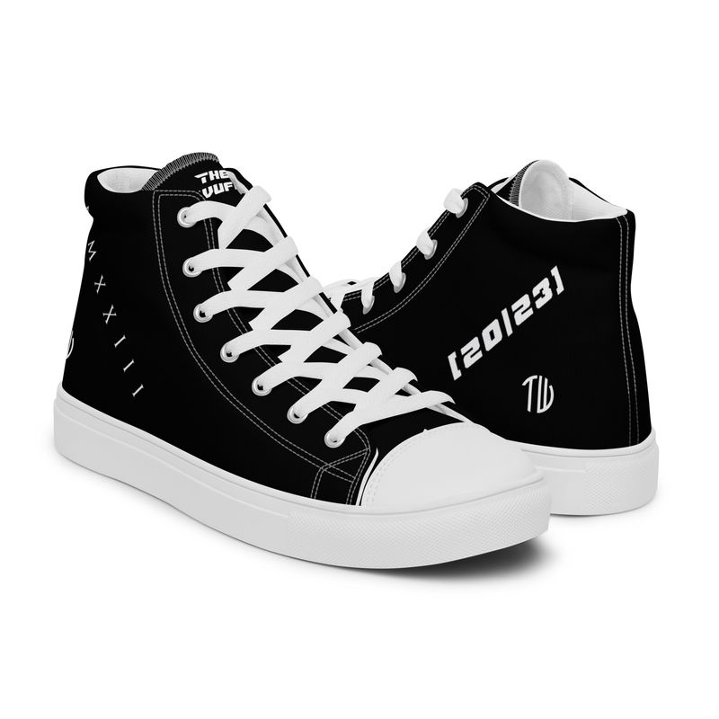 High-Top Leinenschuhe für Damen