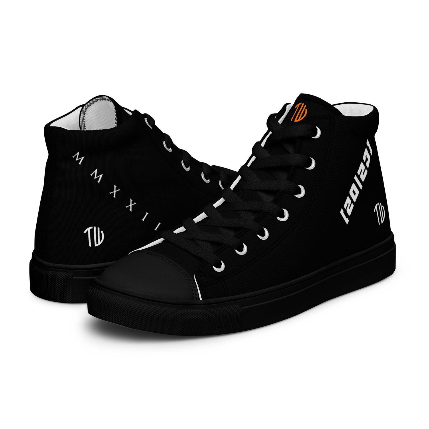 High-Top Leinenschuhe für Damen