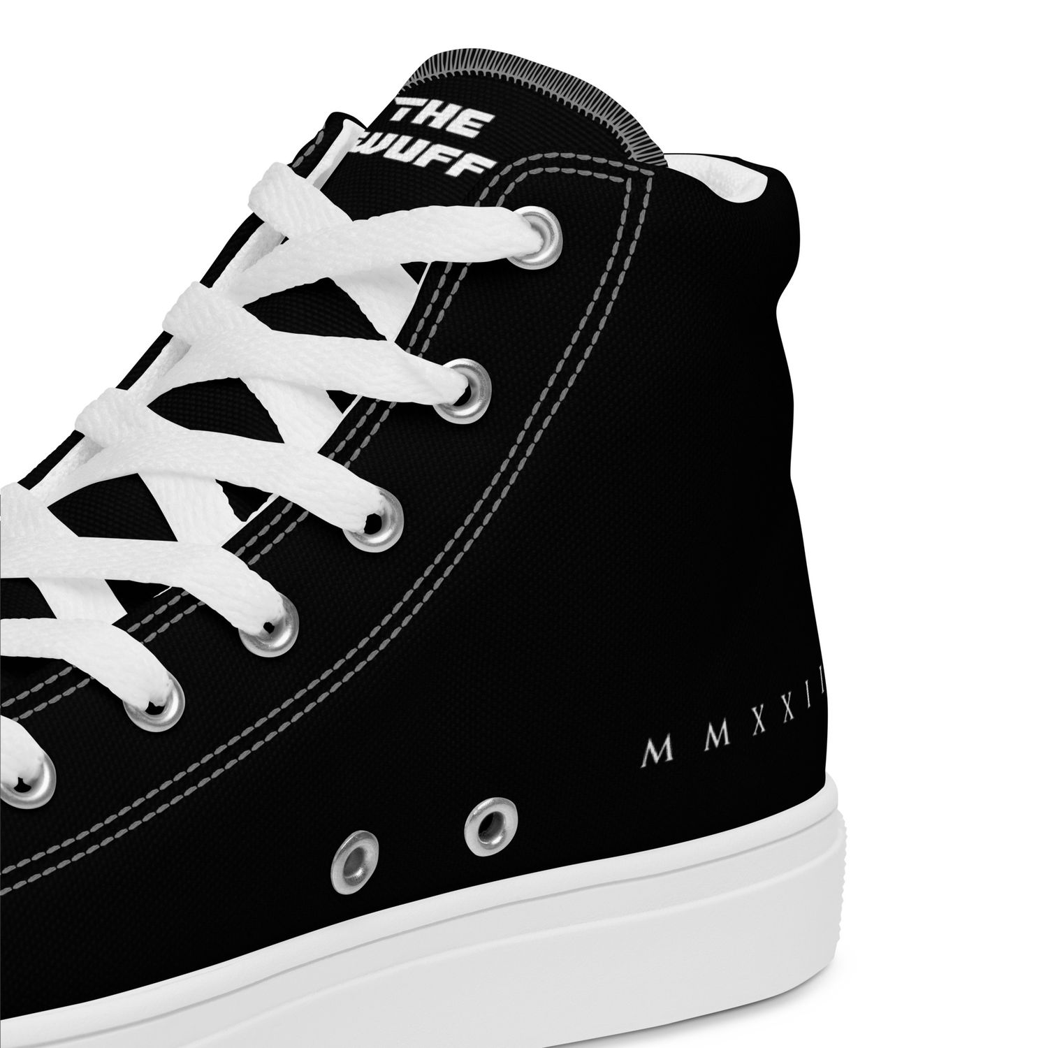 High-Top Leinenschuhe für Damen
