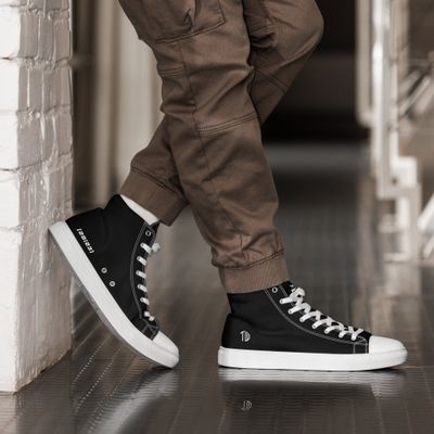 High-Top Leinenschuhe für Herren