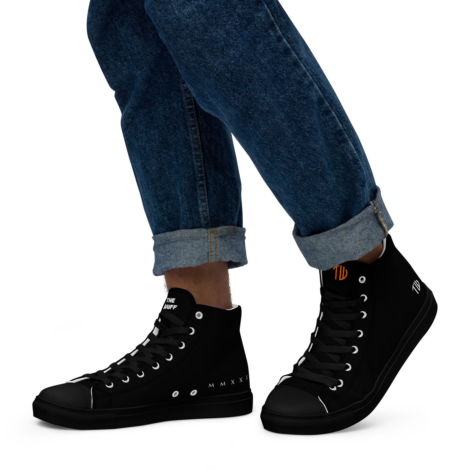 High-Top Leinenschuhe für Herren