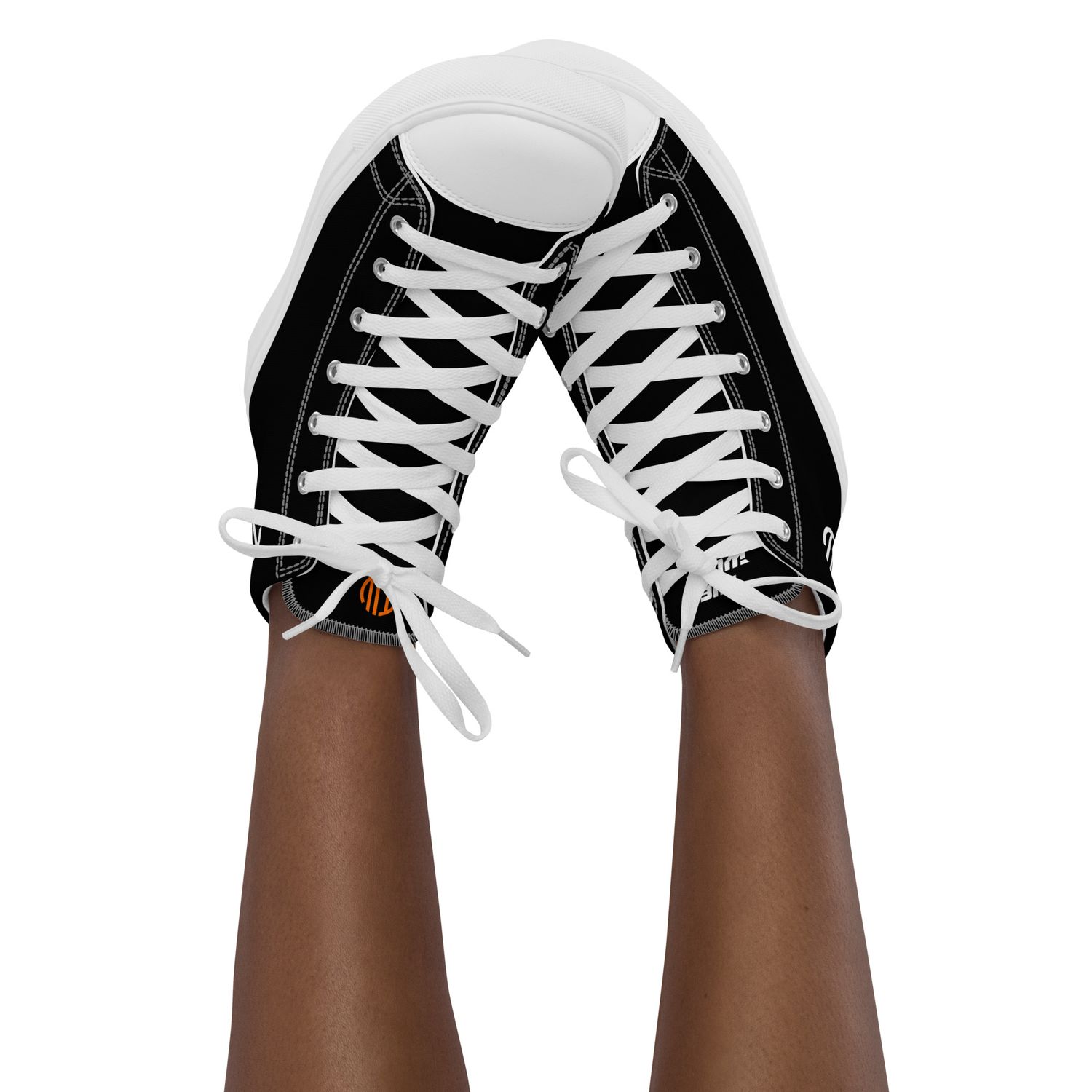 High-Top Leinenschuhe für Damen