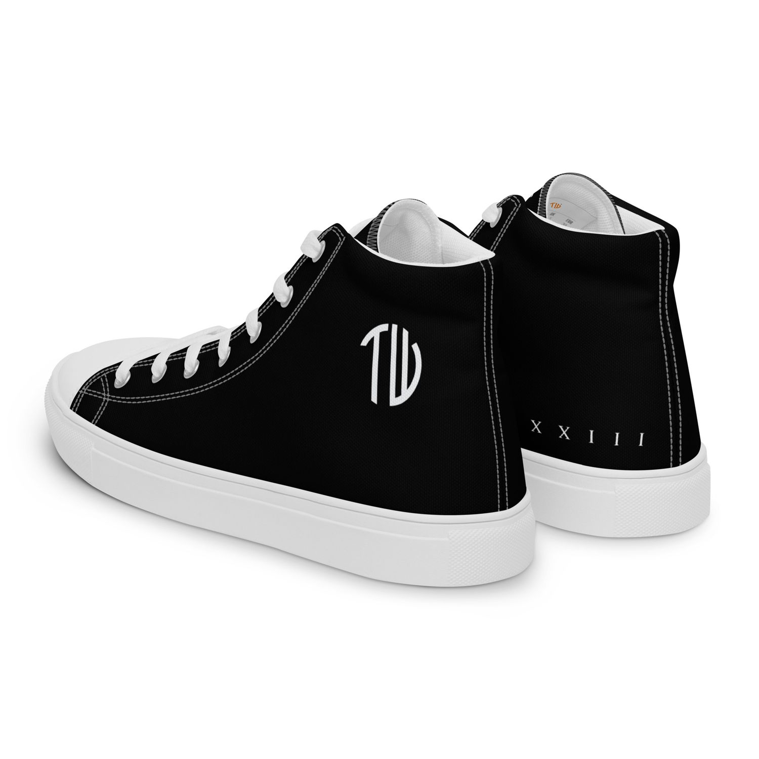 High-Top Leinenschuhe für Damen