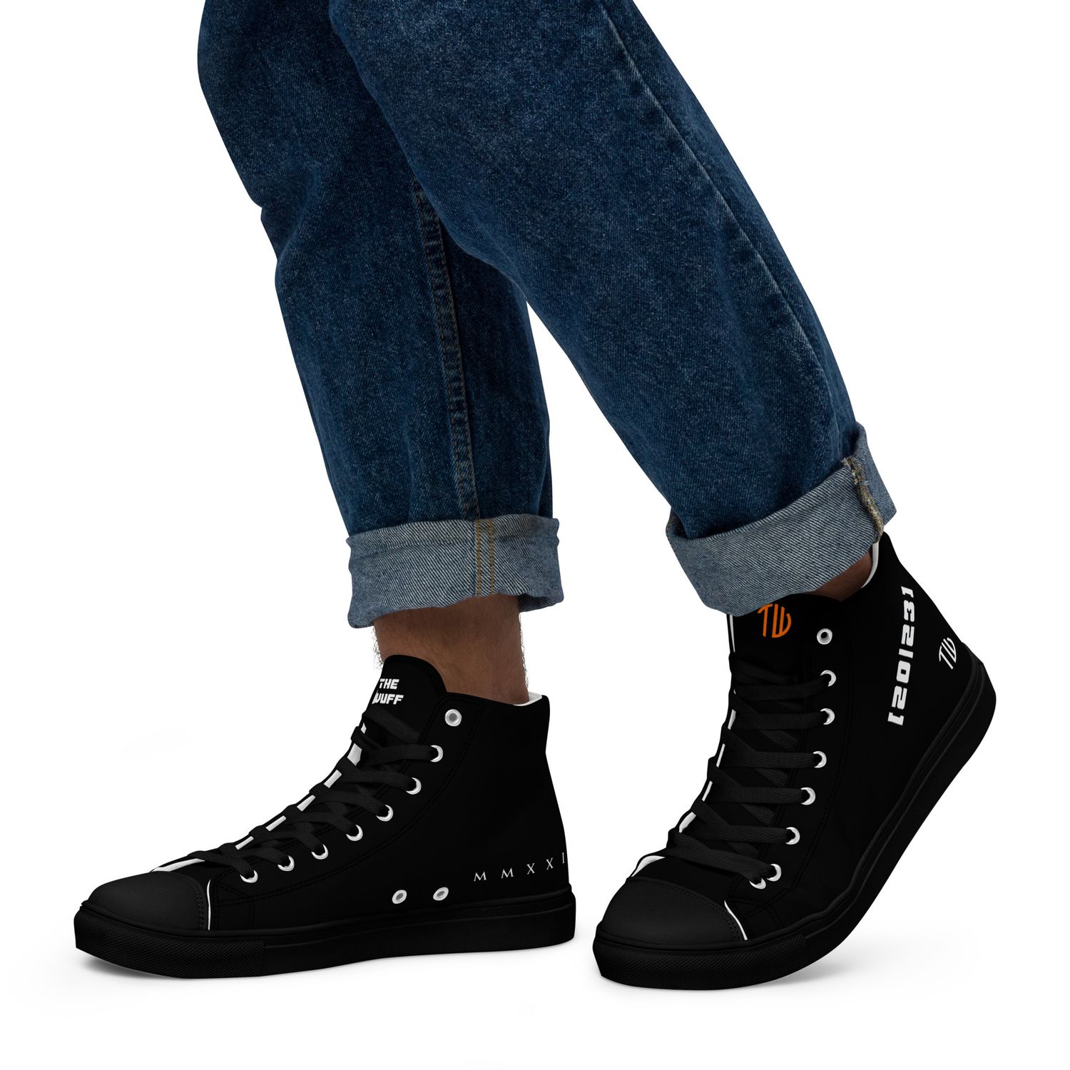 High-Top Leinenschuhe für Herren
