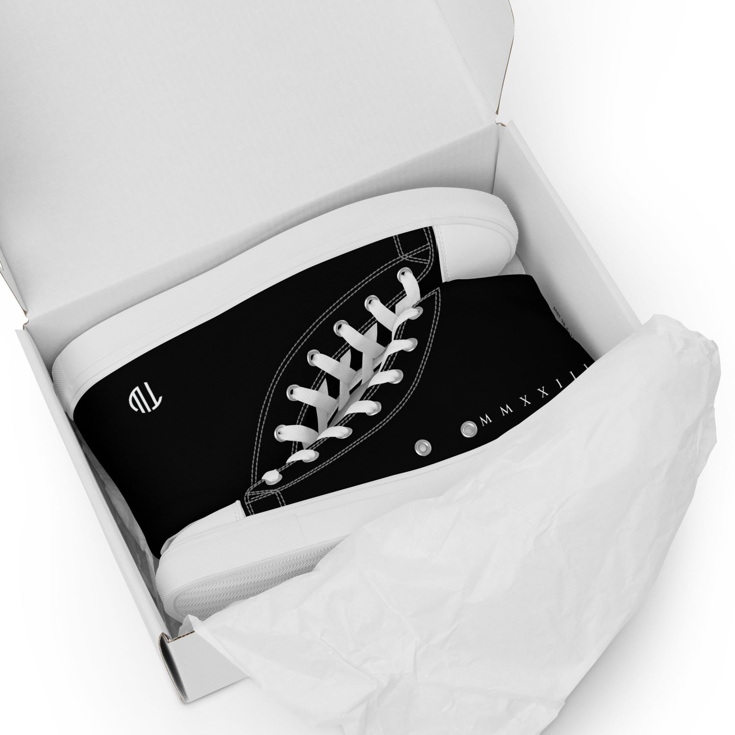 High-Top Leinenschuhe für Damen