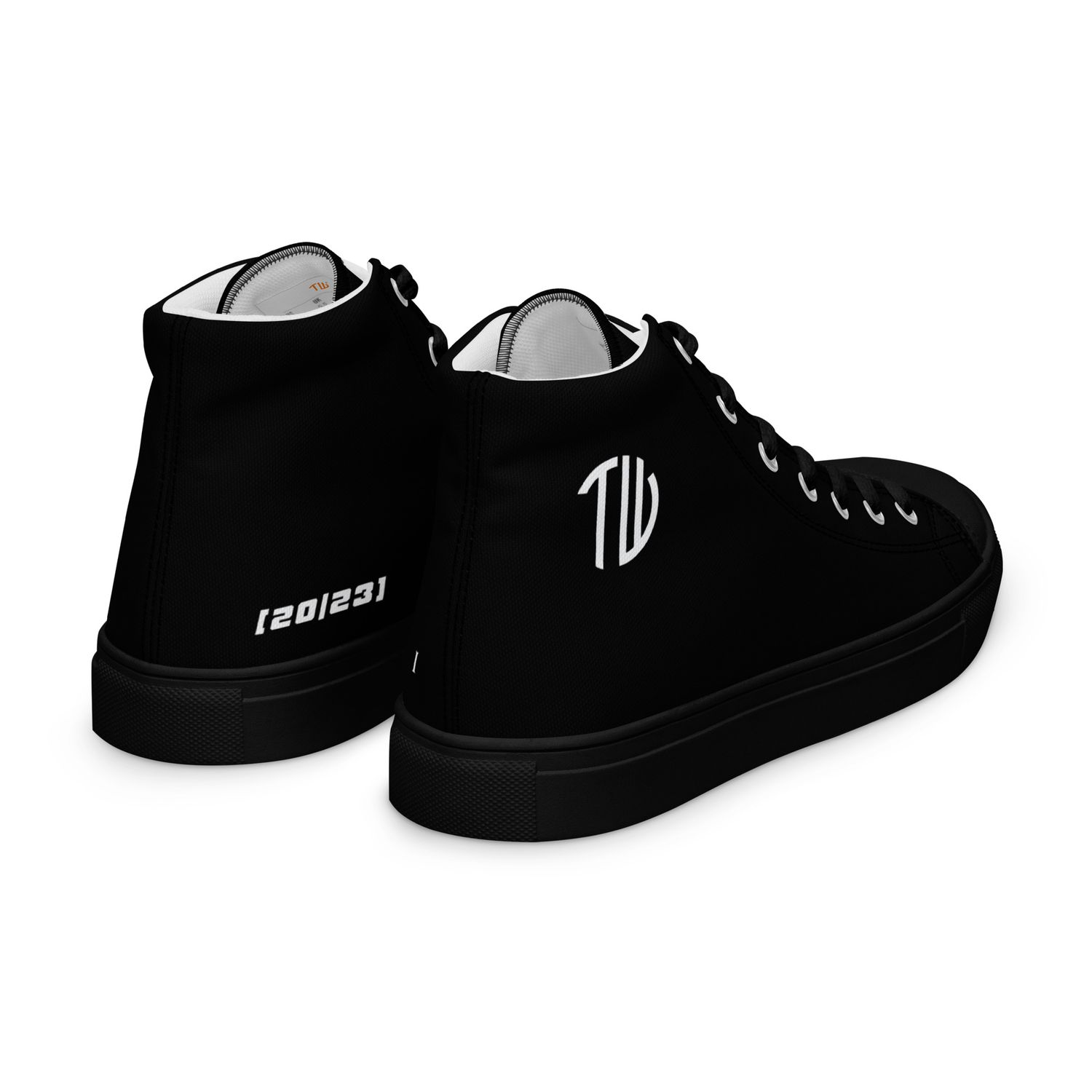 High-Top Leinenschuhe für Damen