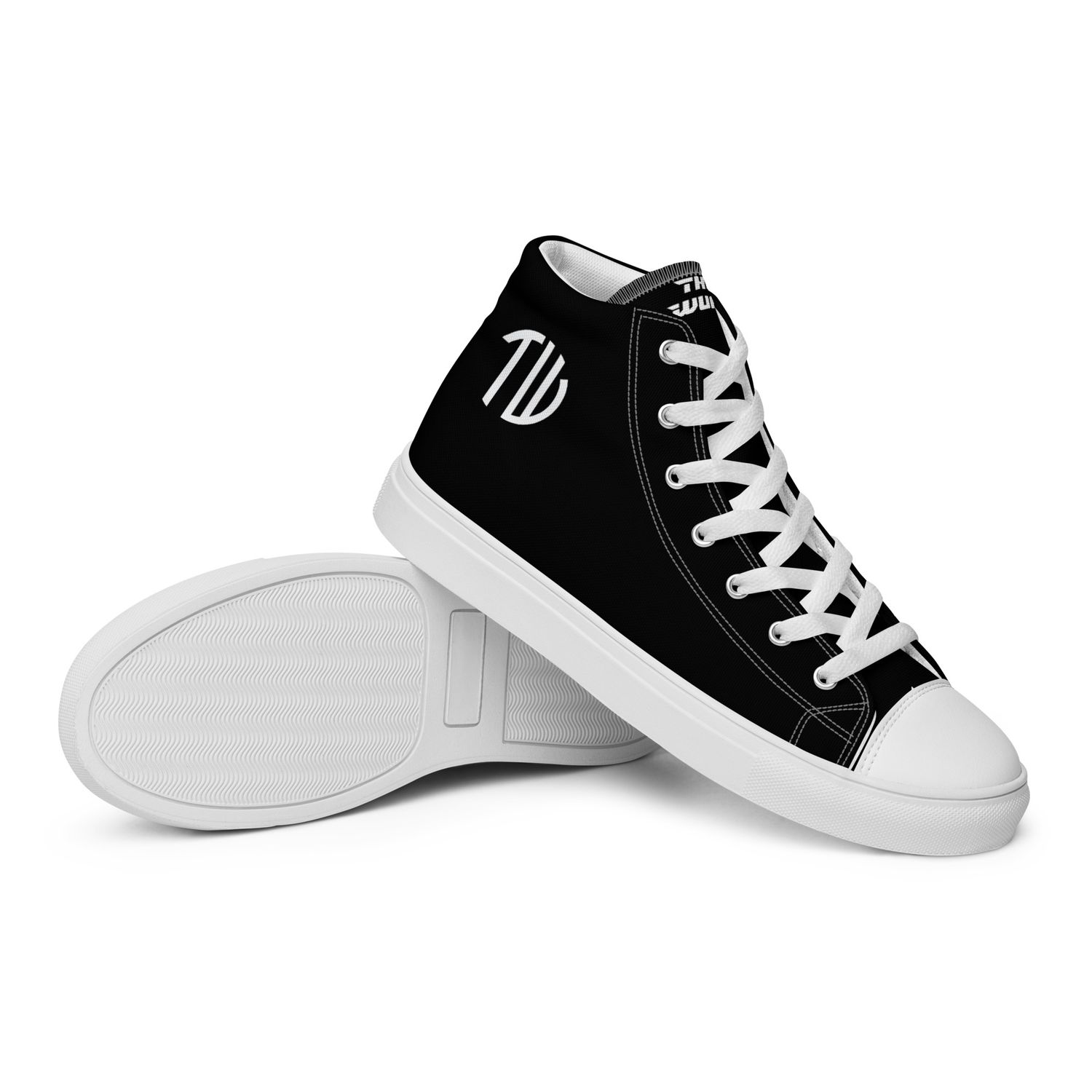 High-Top Leinenschuhe für Damen