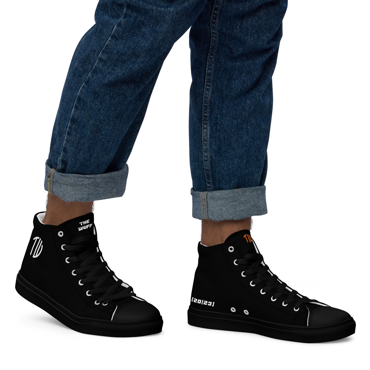 High-Top Leinenschuhe für Herren