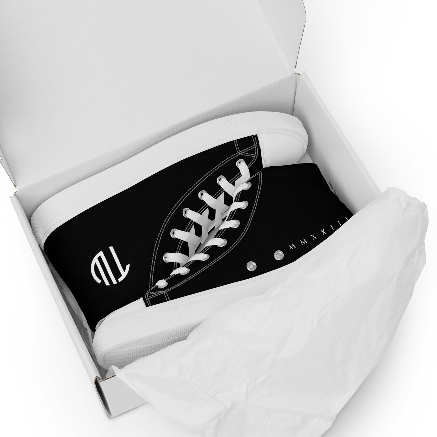 High-Top Leinenschuhe für Herren