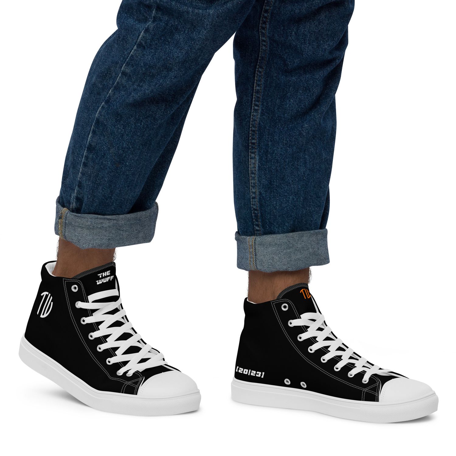 High-Top Leinenschuhe für Herren