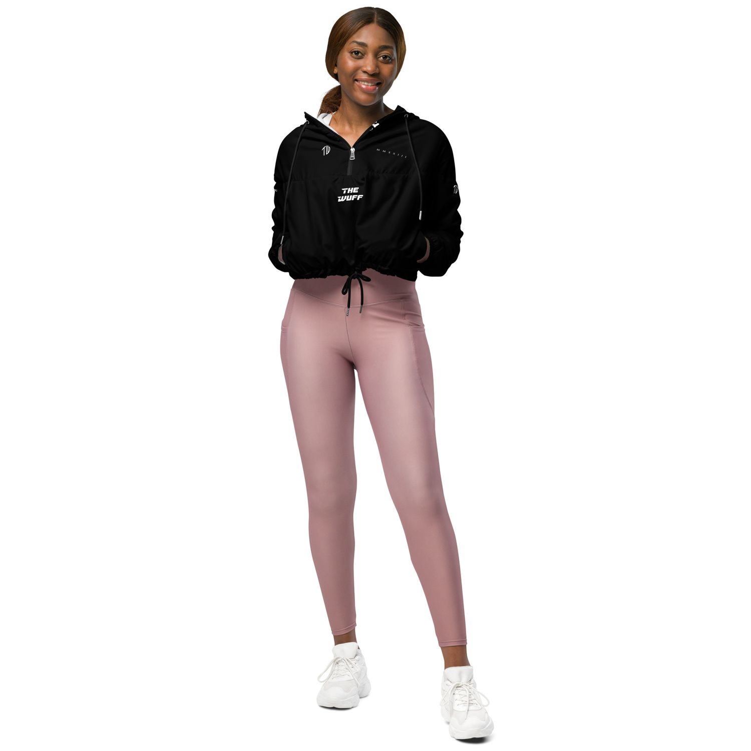 Bauchfreier Damen-Windbreaker für Damen