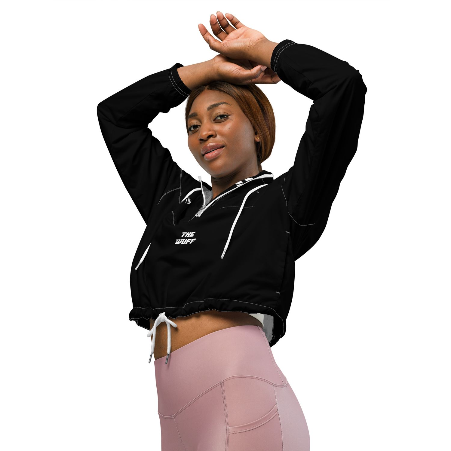 Bauchfreier Damen-Windbreaker für Damen