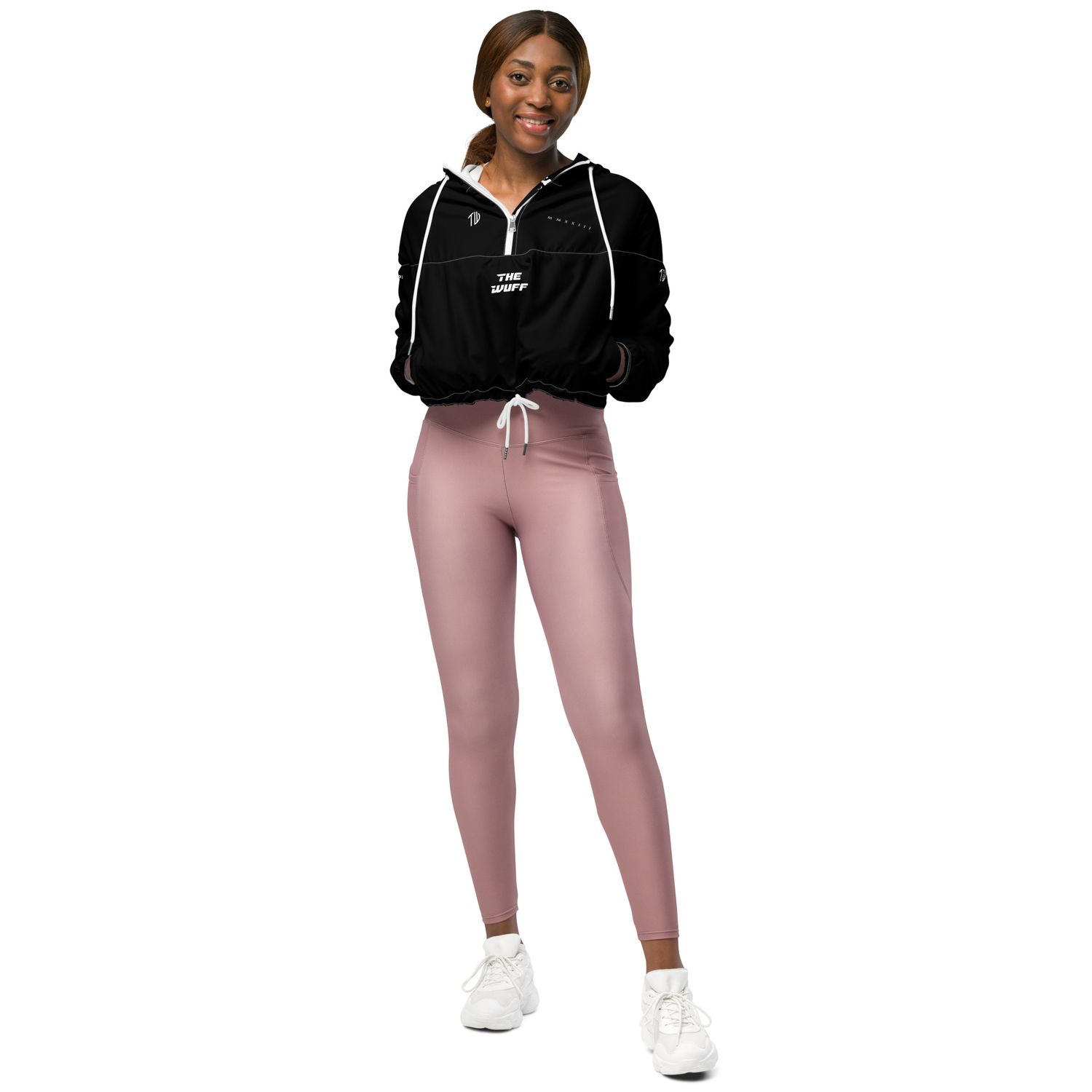 Bauchfreier Damen-Windbreaker für Damen