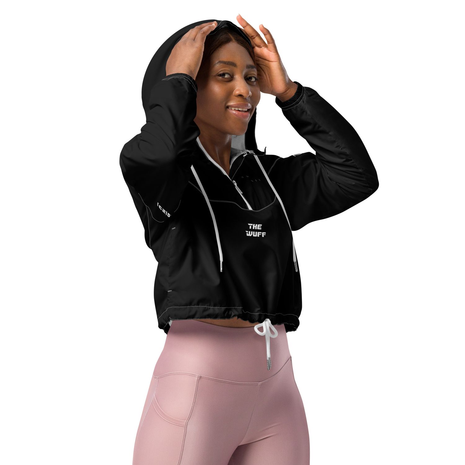 Bauchfreier Damen-Windbreaker für Damen