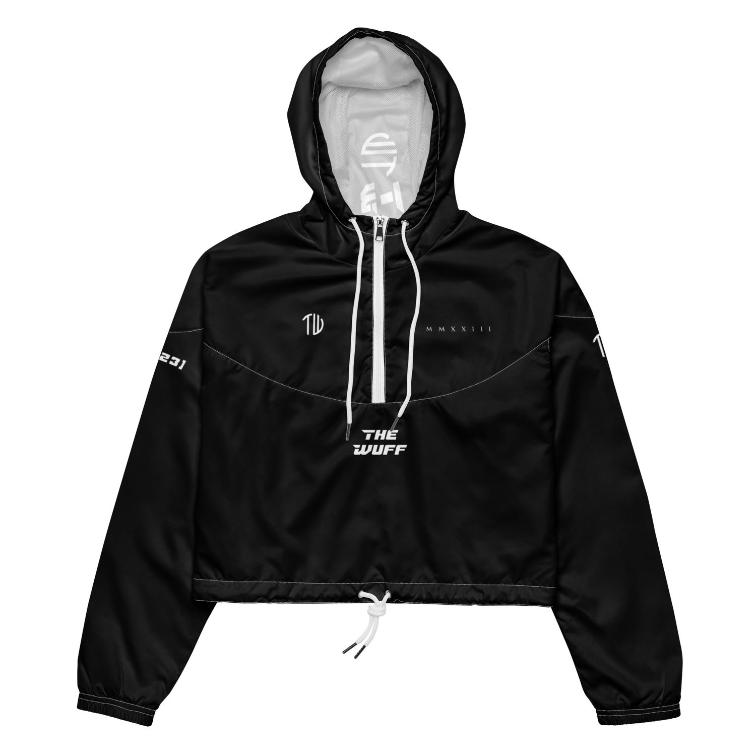 Bauchfreier Damen-Windbreaker für Damen