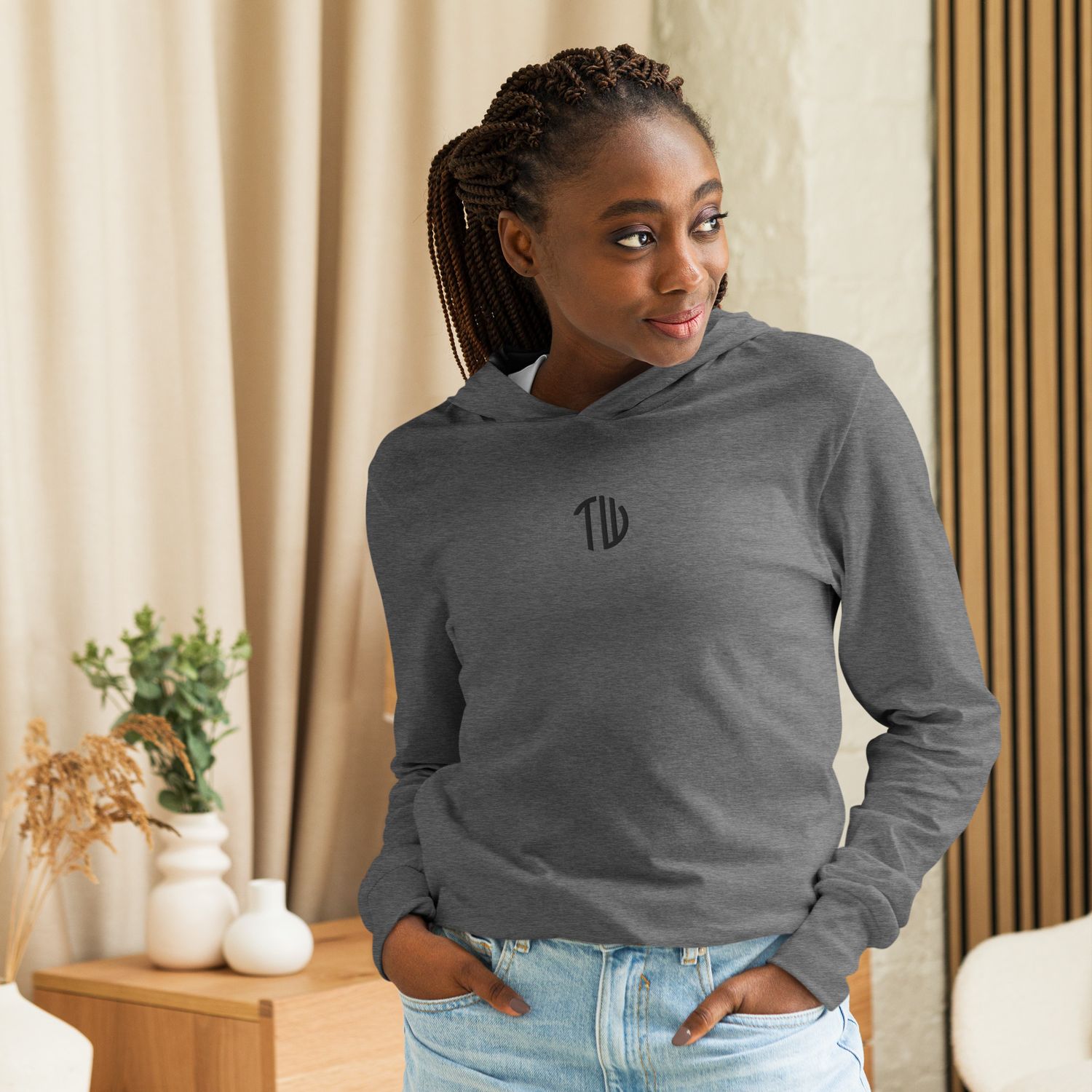 Langarmshirt mit Kapuze