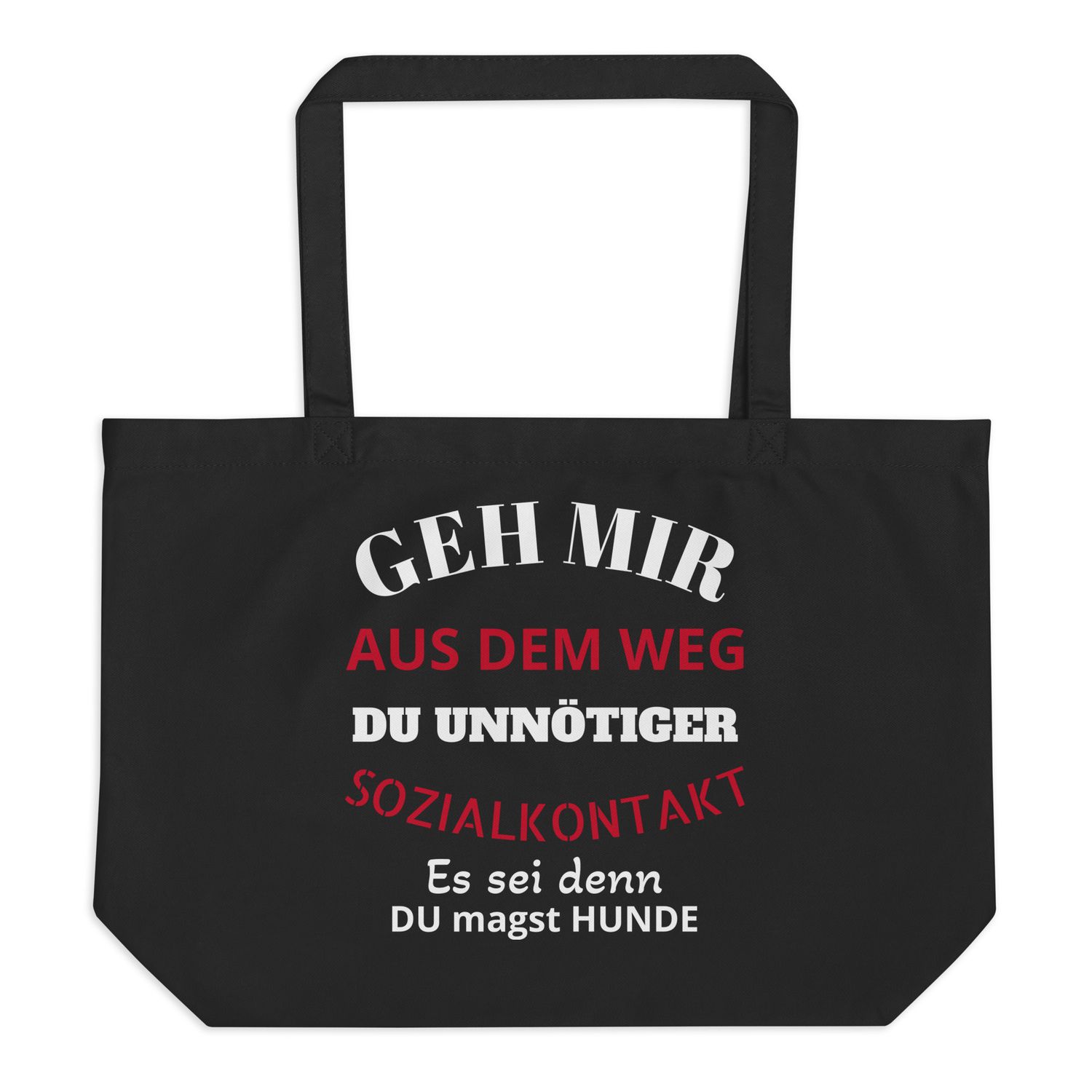 Großer Bio-Baumwollbeutel